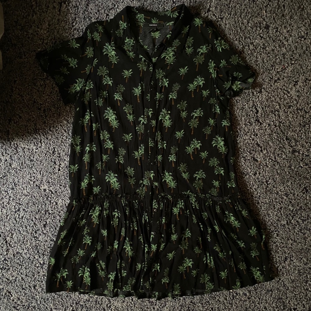 Forever21 Collared Button-Down Dress